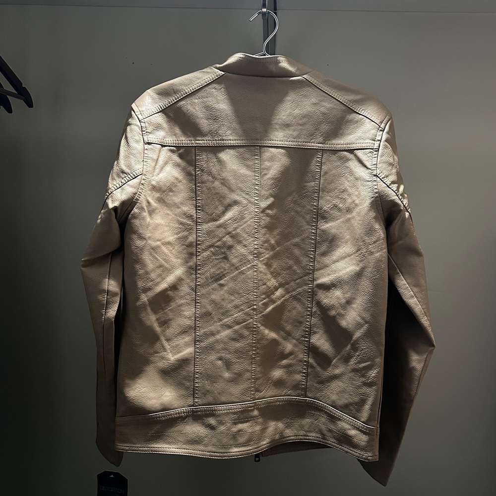 Distortion Leather Men's Tan Performance Jacket - Picture 8 of 11